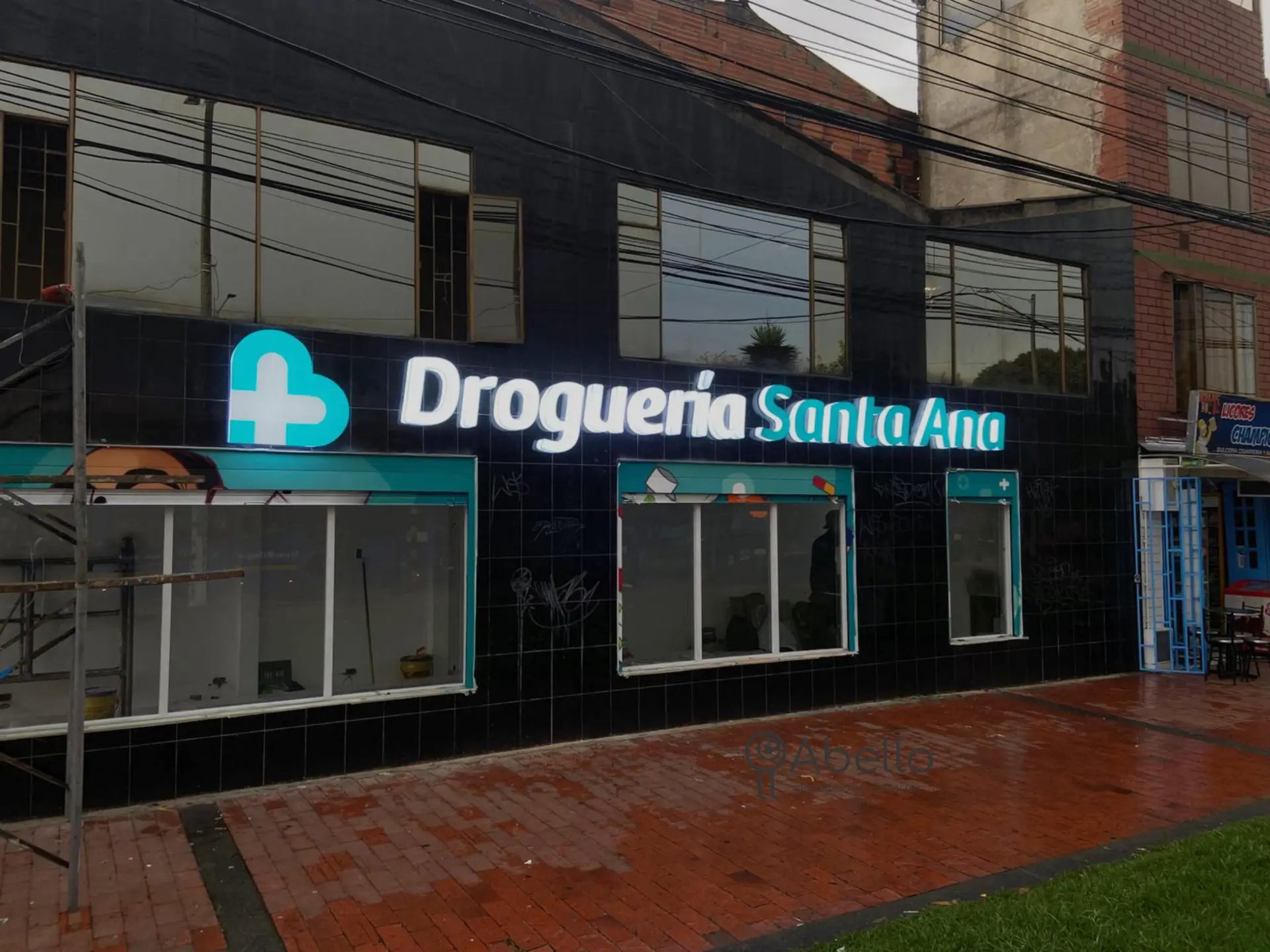 letras 3d con luz