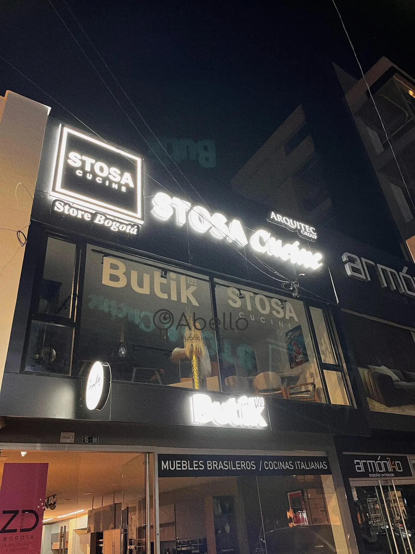 caja de luz en acrilico