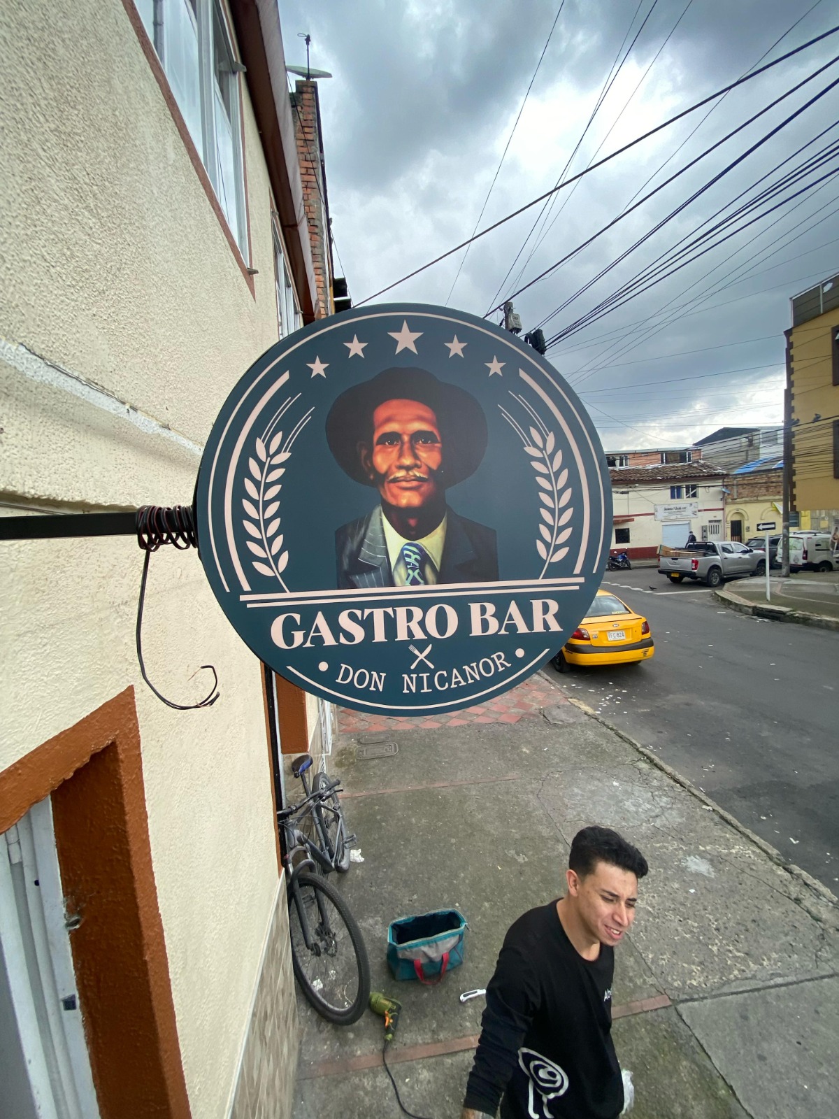 aviso doble cara